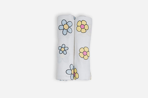 Deanie Organic Baby Flower Power I Duo A (Swaddles)