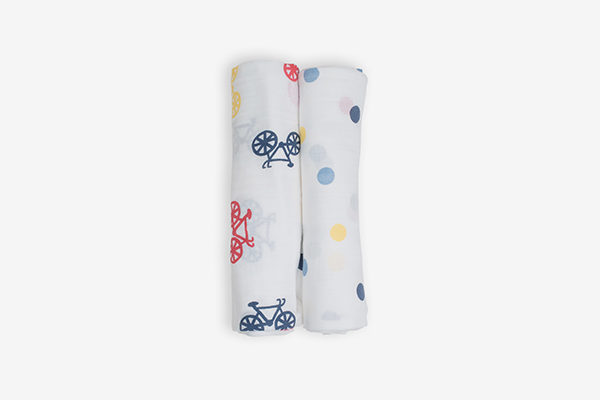 Deanie Organic Baby Bike and Dot Duo (Swaddles)