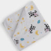 Cow & Starlight, Star Bright Reversible Medium Baby Blanket 35 x 35 inch