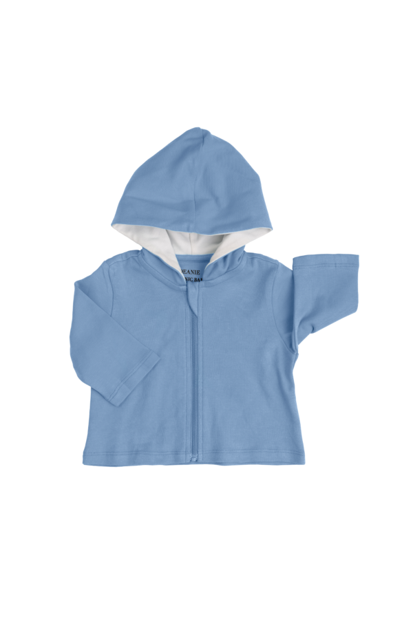 Deanie Organic Baby - Light Blue Hoodie