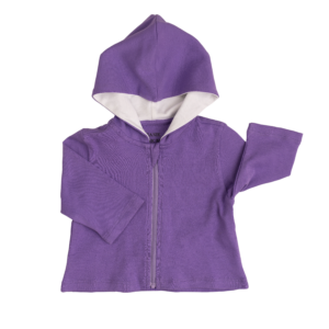 Deanie Organic Baby - Royal Purple Hoodie