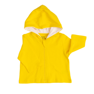 Deanie Organic Baby - Sunshine Yellow Hoodie