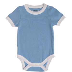 Deanie Organic Baby - Light Blue Bodysuit