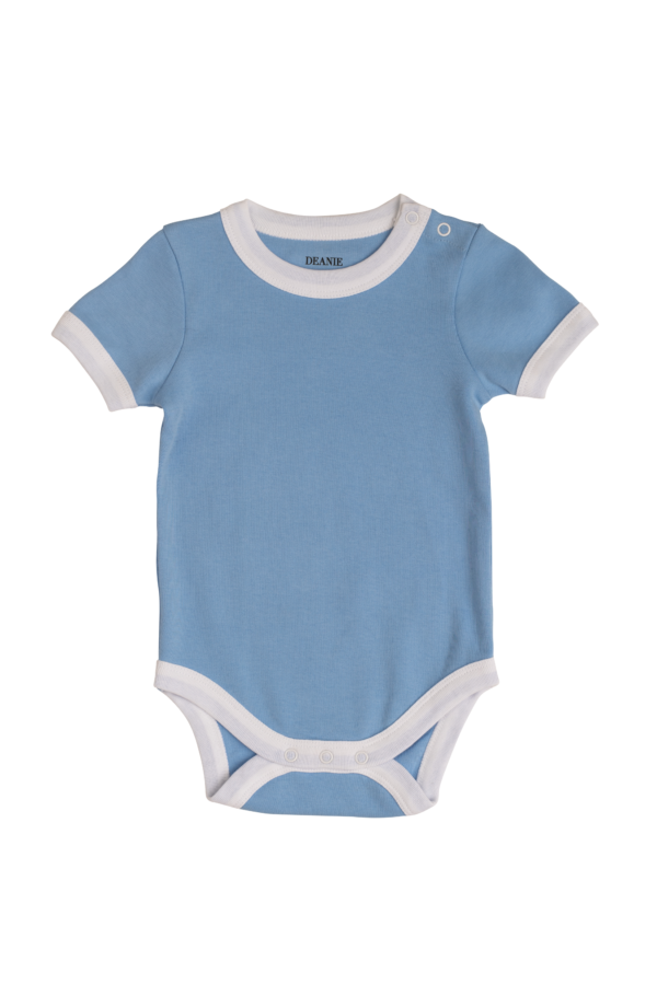 Deanie Organic Baby - Light Blue Bodysuit