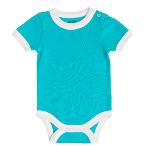 Deanie Organic Baby - Teal Bodysuit