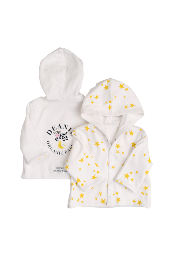 Cow Jumping the Moon Logo & Starlight, Star Bright Reversible Hoodie