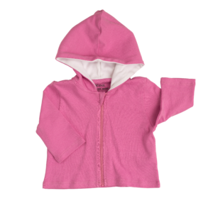 Deanie Organic Baby - Flower Power Pink Hoodie