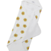 Flower Power Yellow Hooded Towel