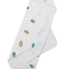 Baby Bottles Pop Art Hooded Towel