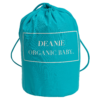 Deanie Organic Baby Teal Logo Layette Bag
