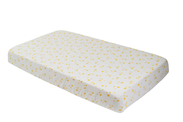 Deanie Organic Baby - Starlight, Star Bright Crib Sheet