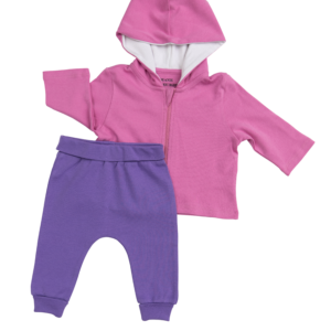 Pink & Royal Purple Outfit - 2 Pieces