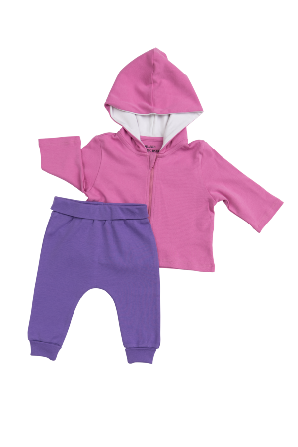 Pink & Royal Purple Outfit - 2 Pieces