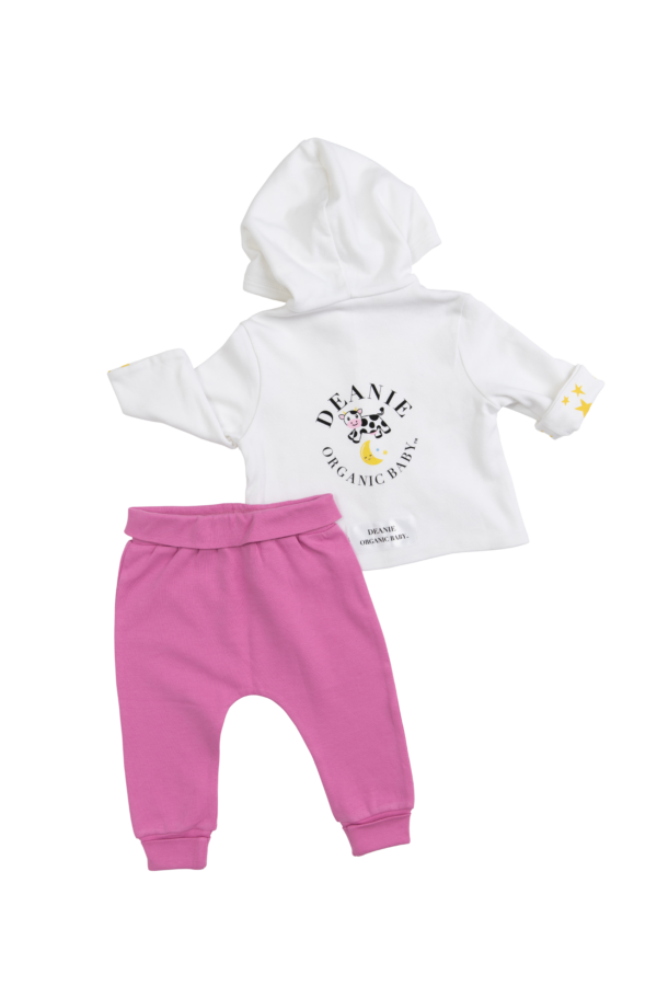 Pink & Cow Jumping the Moon Outfit - 2 Pieces