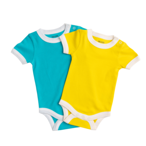 Sunshine Yellow and Teal Bodysuit (2 Pack)