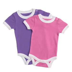 Pink & Royal Purple Bodysuit - 2 Pack