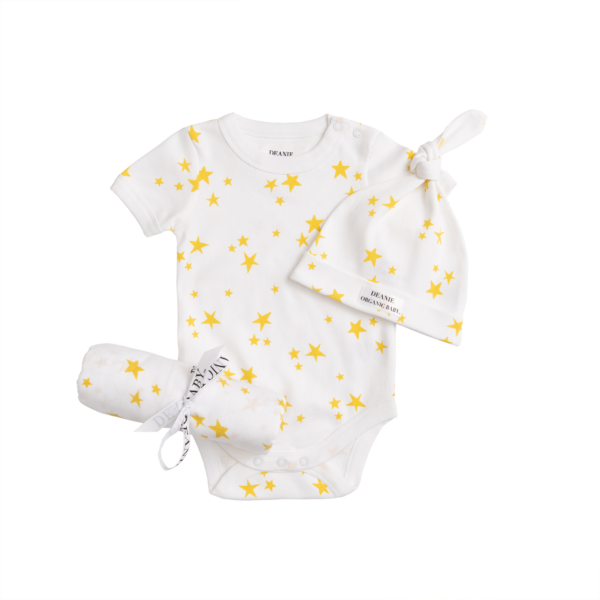Deanie Organic Baby - Starlight, Star Bright Bodysuit