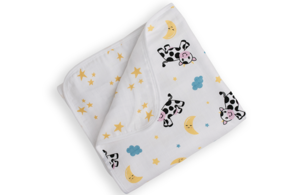 Deanie Organic Baby - Cow Blanket