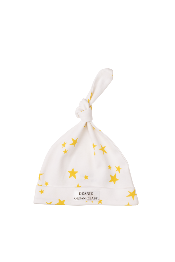 Starlight, Star Bright Logo Deanie Organic Baby Hat