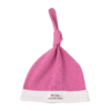 Deanie Organic Baby - Flower Power Pink Knotted Hat